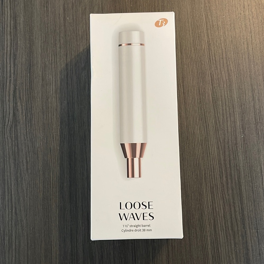 T3 loose waves 1.5” (38 mm) straight barrel wand